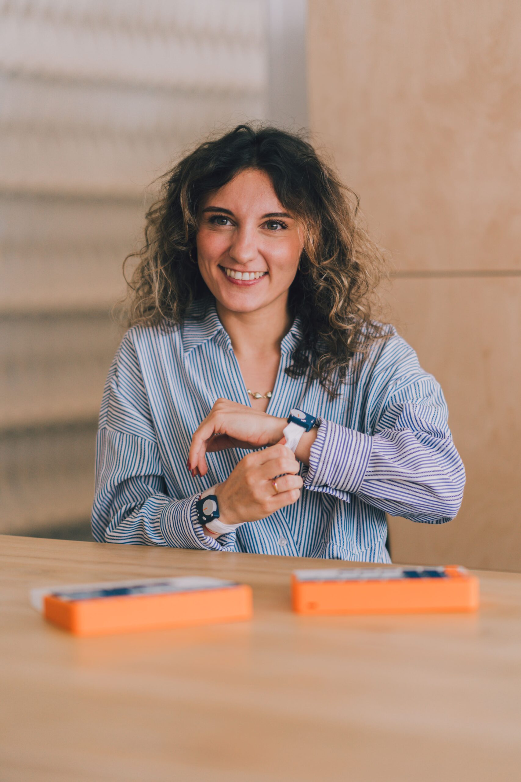  OnCue. Teclado para personas con Parkinson